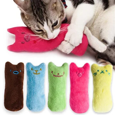 Catnip Plush Cat Toy – Interactive Chew Toy