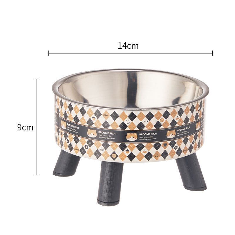 Anti-Tip Stainless Steel Pet Bowl