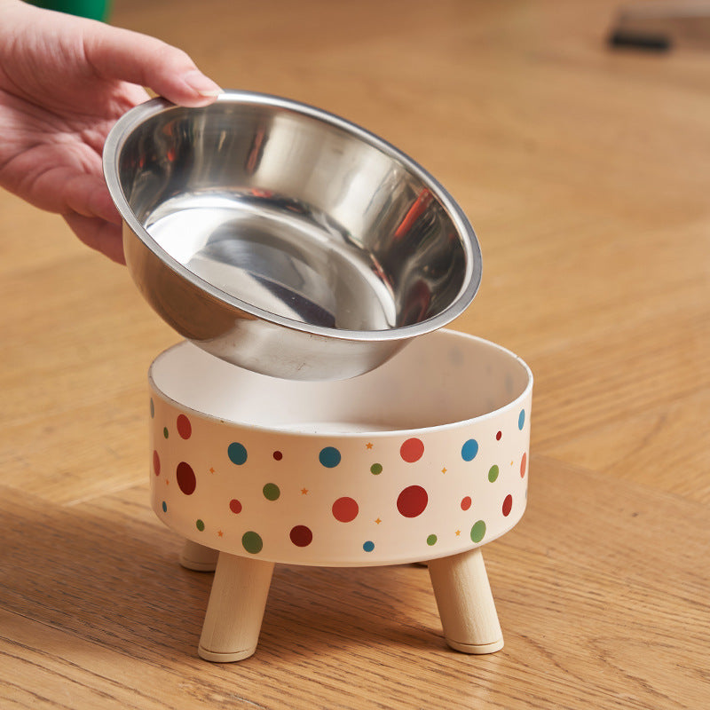 Anti-Tip Stainless Steel Pet Bowl