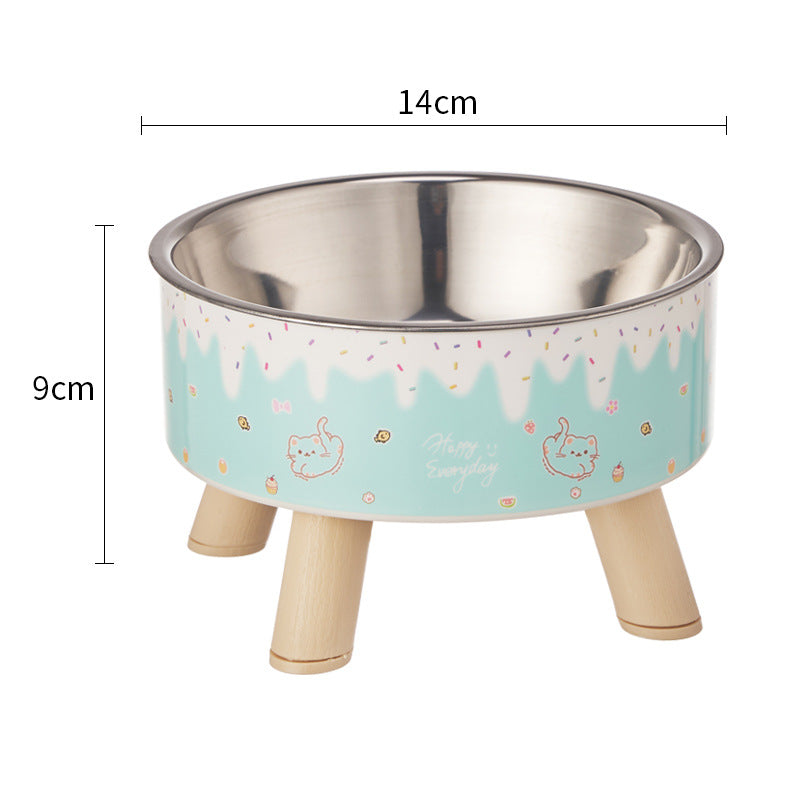 Anti-Tip Stainless Steel Pet Bowl