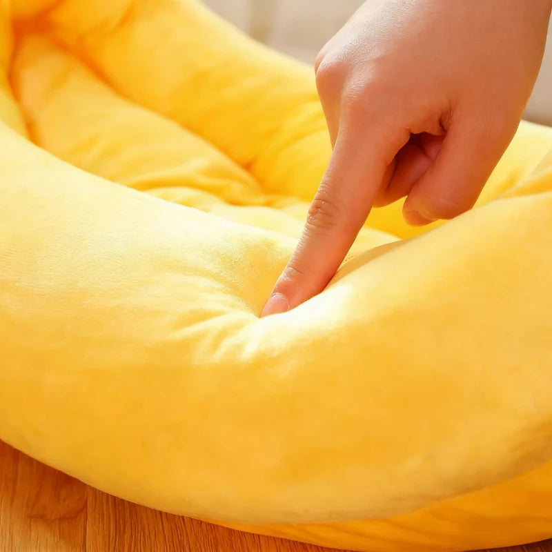 Banana Plush Pet Bed