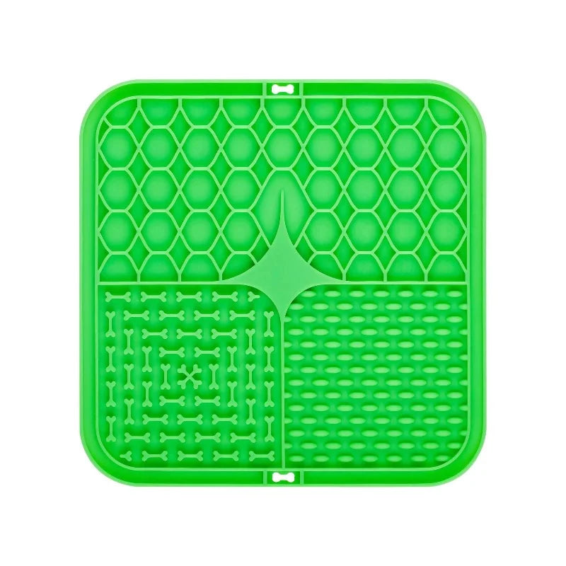 Dog Silicone Lick Mat – Slow Feeder & Bath Distraction