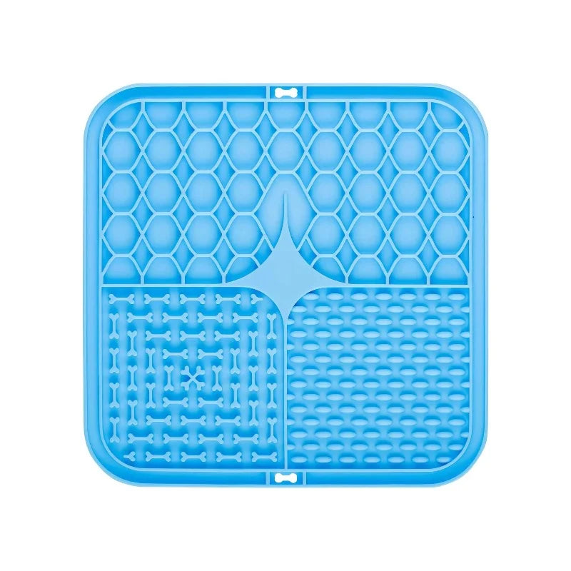 Dog Silicone Lick Mat – Slow Feeder & Bath Distraction