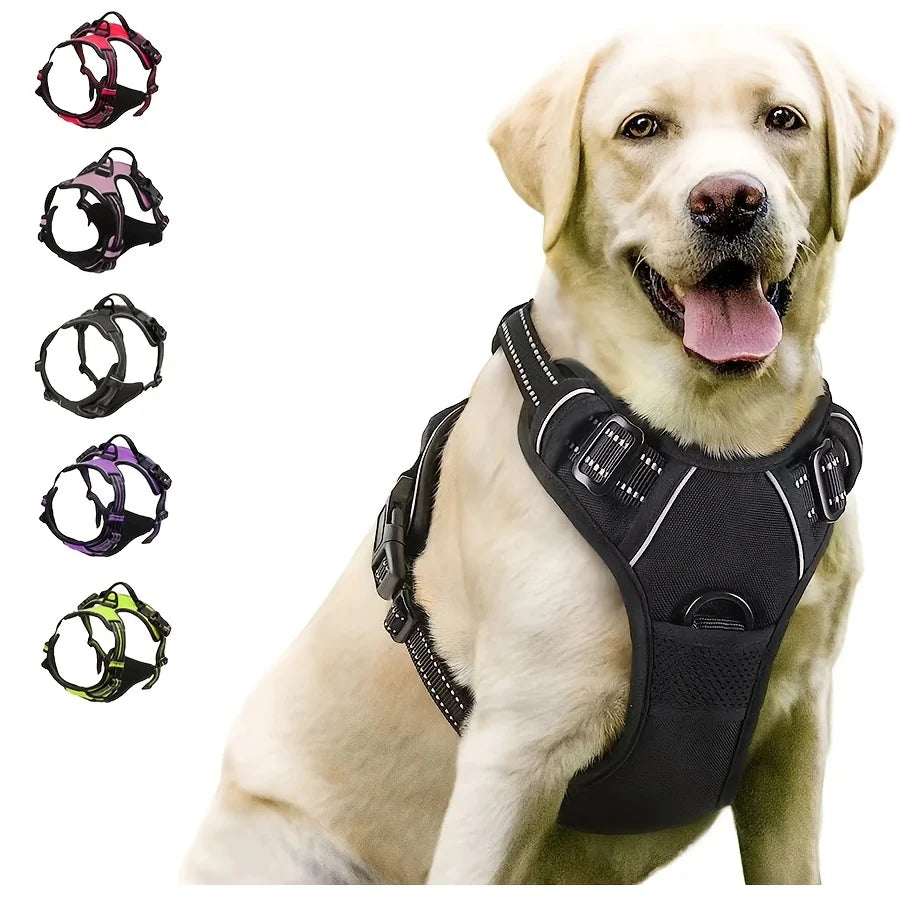 Adjustable No-Pull Dog Harness with Front Clip