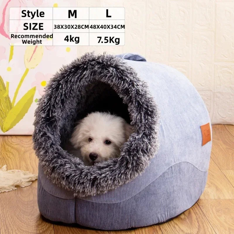 Cozy Pet Bed House for Cats & Small Dogs