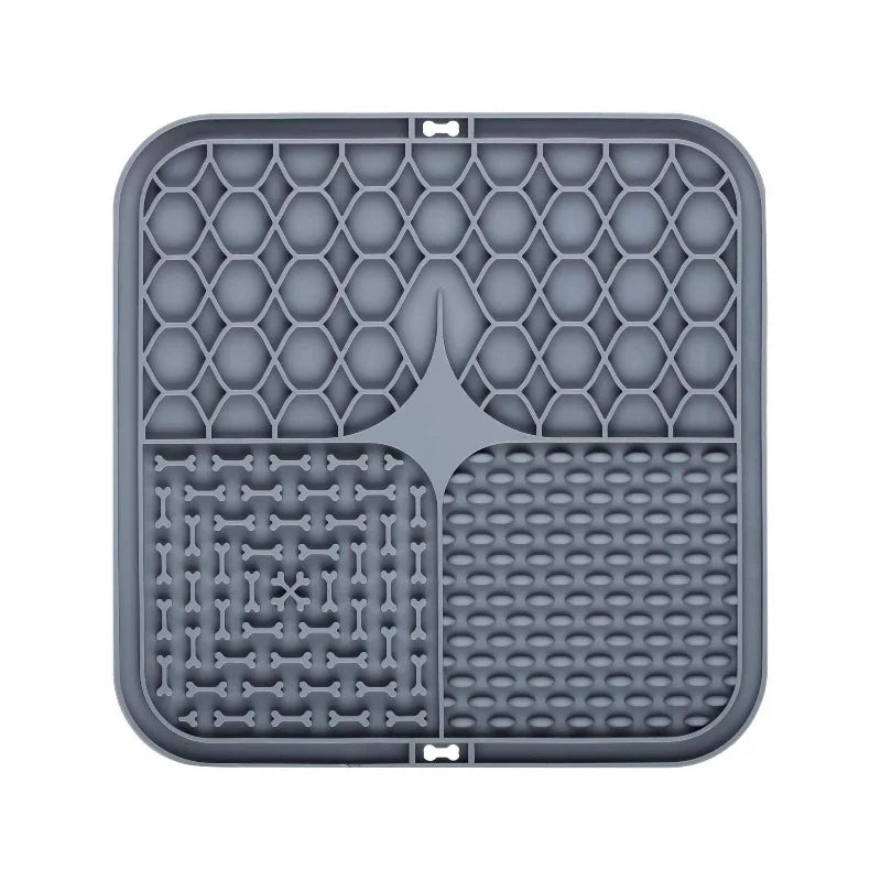 Dog Silicone Lick Mat – Slow Feeder & Bath Distraction