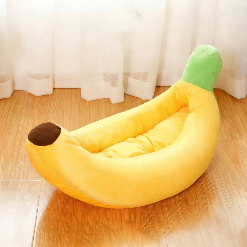 Banana Plush Pet Bed
