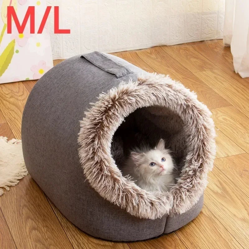 Cozy Pet Bed House for Cats & Small Dogs