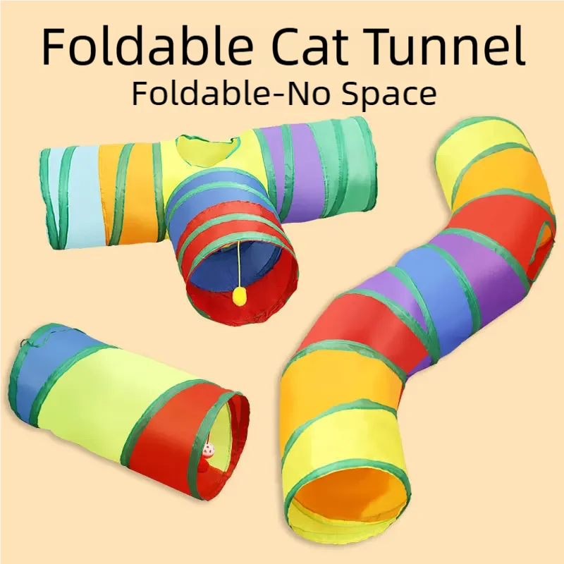 Cat Tunnel Tube – Interactive Play Tunnel