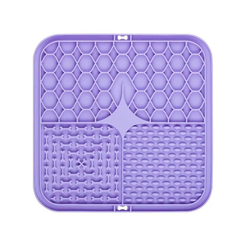 Dog Silicone Lick Mat – Slow Feeder & Bath Distraction