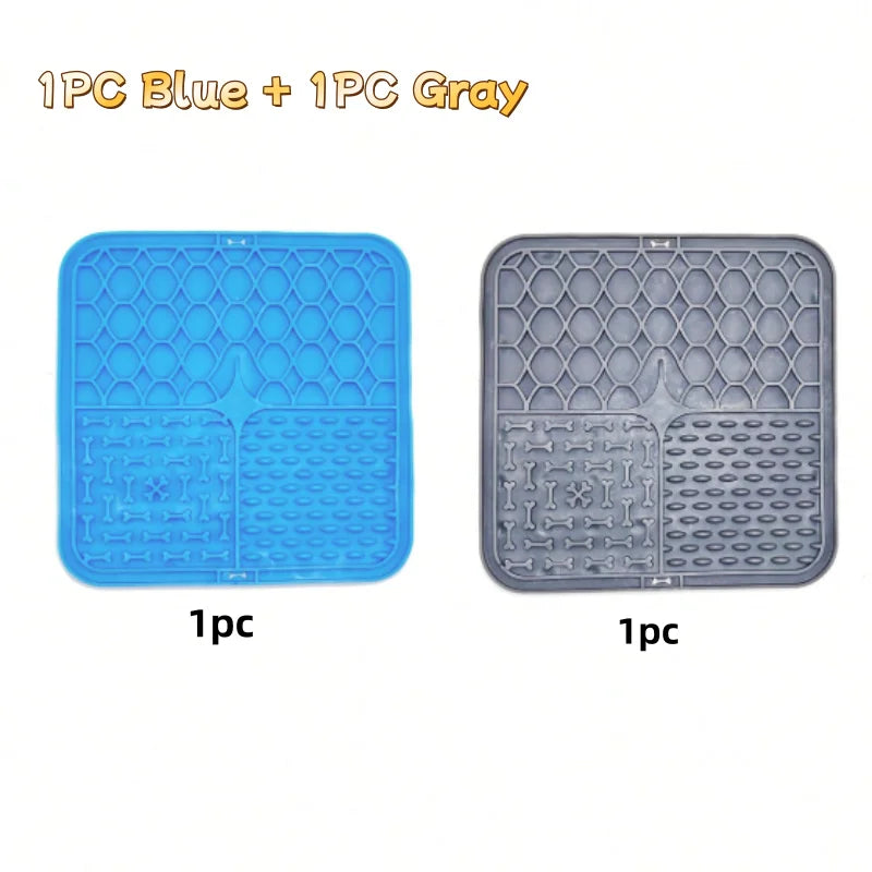 Dog Silicone Lick Mat – Slow Feeder & Bath Distraction
