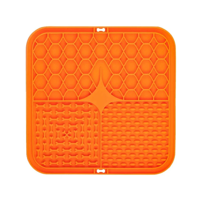 Dog Silicone Lick Mat – Slow Feeder & Bath Distraction