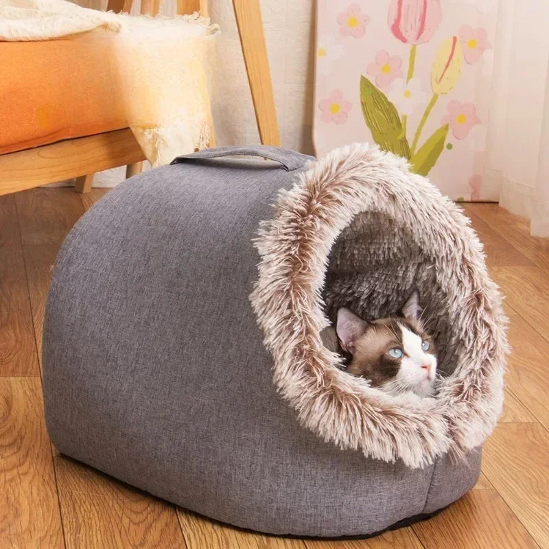 Cozy Pet Bed House for Cats & Small Dogs